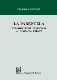 Copertina di Francesca Cristiani, La parentela, Giappichelli 2018