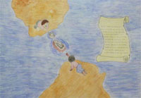 Disegno realizzato dai ragazzi dell'ipm di Catania