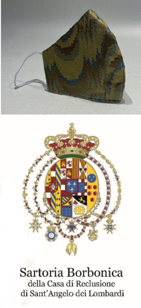 mascherina santangelo dei lombardi con stemma