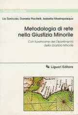 Copertina del volume "Metodologie di rete nella giustizia minorile" (Milano, F. Angeli, 2000)