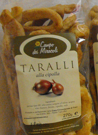 Taralli alla cipolla