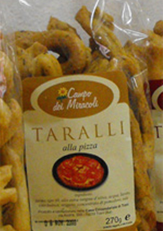 Taralli alla pizza