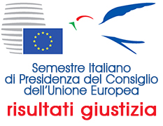 logo Presidenza italiana del Consiglio dell'Unione Europea 2014