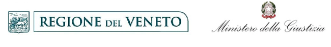 logo del Ministero della giustiza e regione veneto