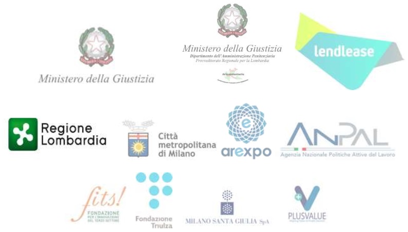 Emblema della Repubblica italiana e loghi degli enti che partecipano all'iniziativa 