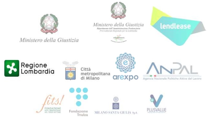 Emblema della Repubblica italiana e loghi degli enti che partecipano all'iniziativa